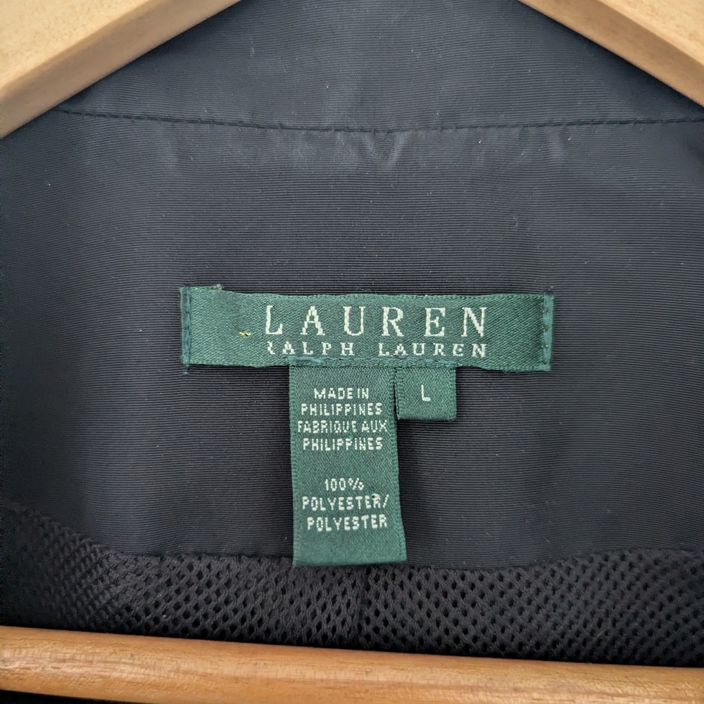 Ralph Lauren Chore Coat Barn Jacket Black Water Repellent Size Large - Picture 16 of 16